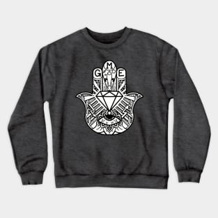 Diamond Hamsa Crewneck Sweatshirt